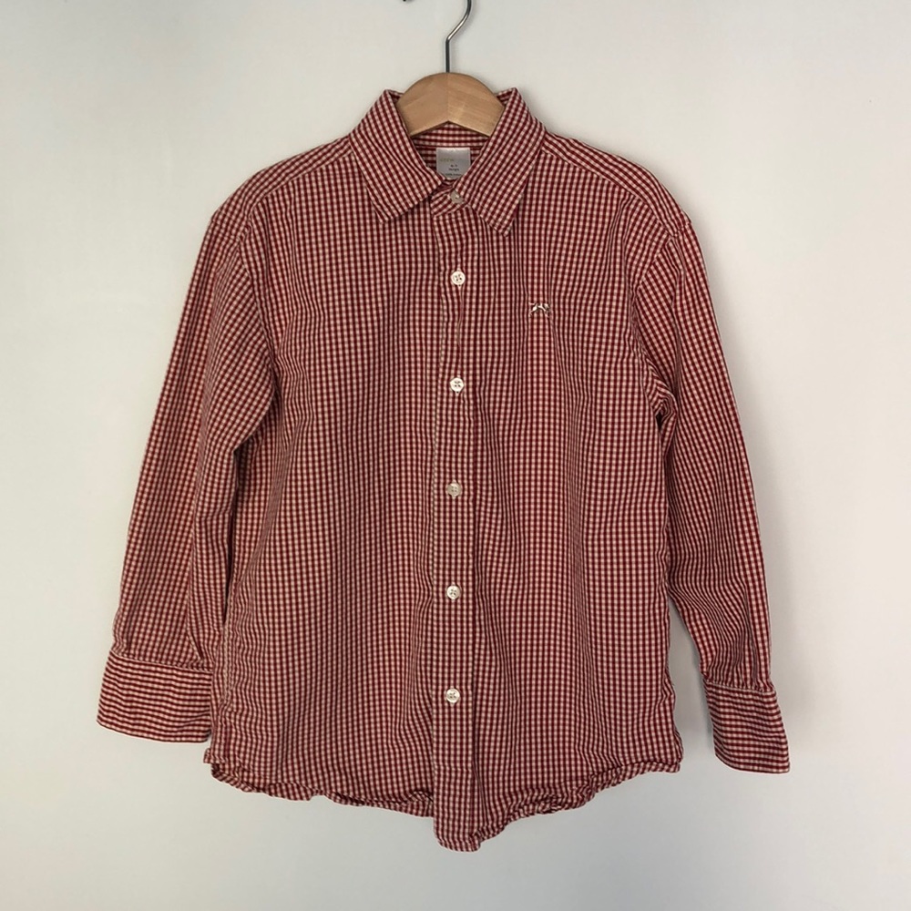 Kids Crewcuts button down shorts size 6-7